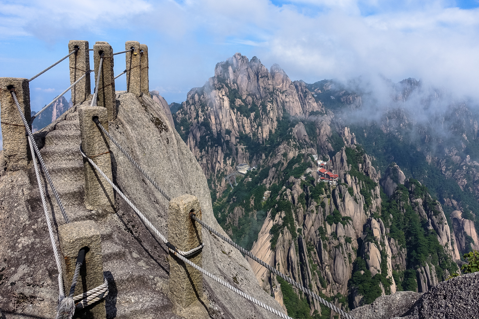 黄山卡通手绘图